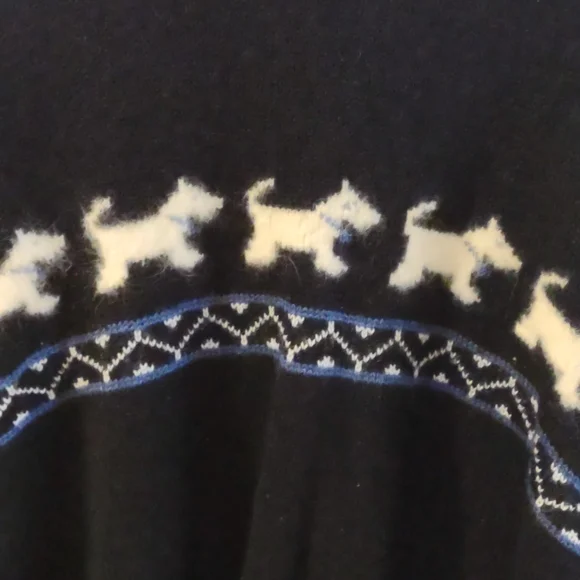 Vintage women's Kobe a division of crystal sportswear Dog sweater Size Large - Picture 3 of 4